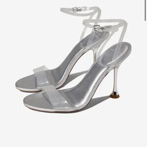 Marc Fisher Calisty Heels Silver 6.5 New
